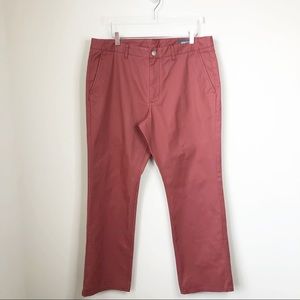 Bonobos Straight Fit Washed Chino Red Berry 38x30
